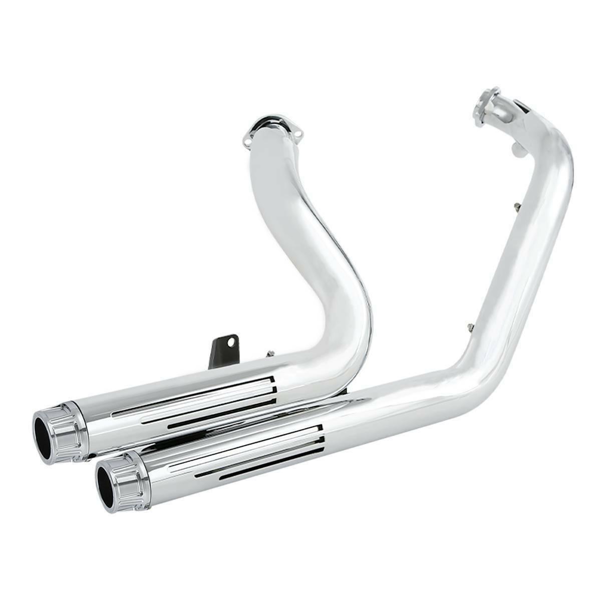 Dual Pipes Muffler Exhaust Fit For Harley Sportster Iron XL883 XL1200 2004-2013 - Moto Life Products