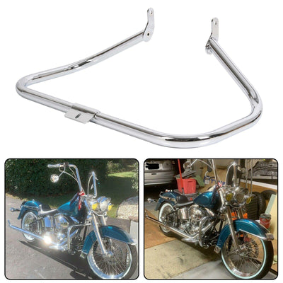 1 1/4 Chrome Engine Guard Crash Bar For 2000-17 Harley Heritage Softail FatBoy - Moto Life Products
