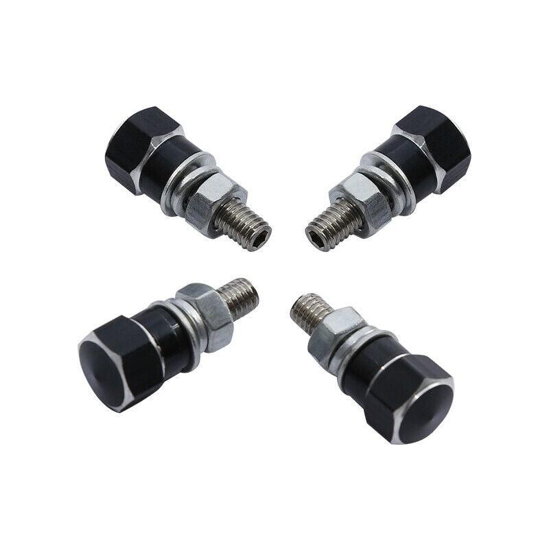 4PCS Hex License Plate Frame Bolts Fit For Harley Touring Street Glide Softail - Moto Life Products