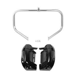 Lower Vented Fairing Speaker Pod Crash Bar Fit For Harley Road King Glide 09-13 - Moto Life Products