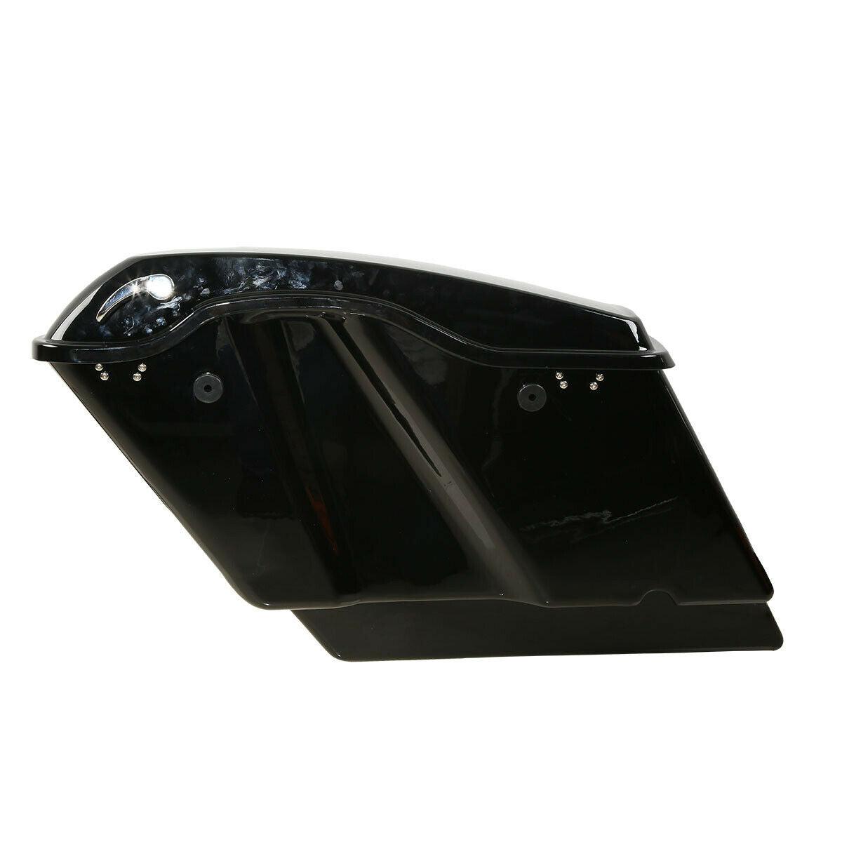 5" Stretched Hard Saddlebags Fit For Harley Touring Road King Street Glide 14-22 - Moto Life Products