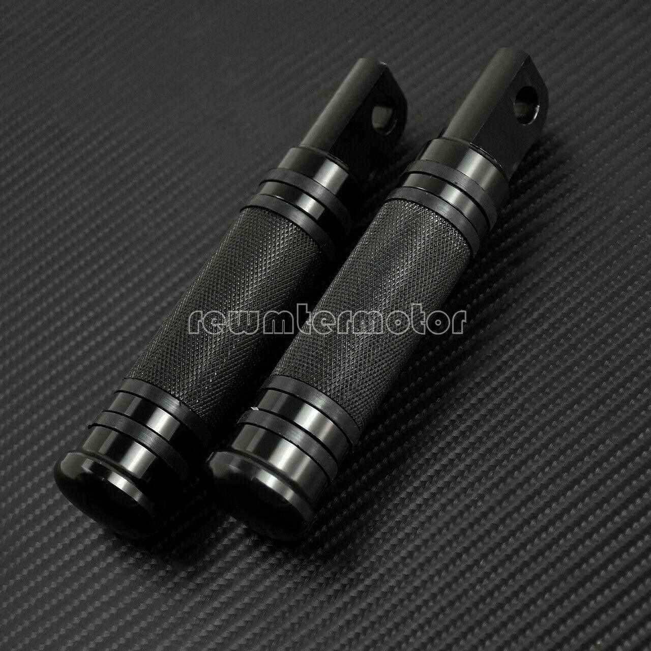 Knurled Rear Front Foot Pegs + Mounting Kit Fit For Harley Sportster Touring - Moto Life Products