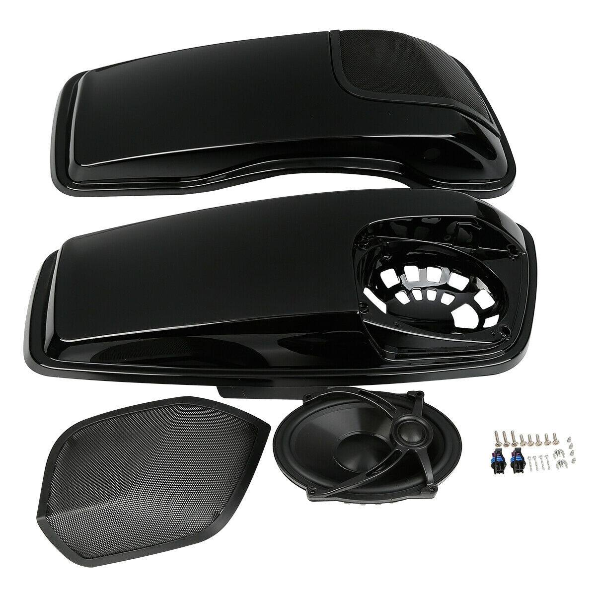 Saddlebag Lids W/5×7 Speakers Fit For Harley Touring Electra Street Glide 14-18 - Moto Life Products