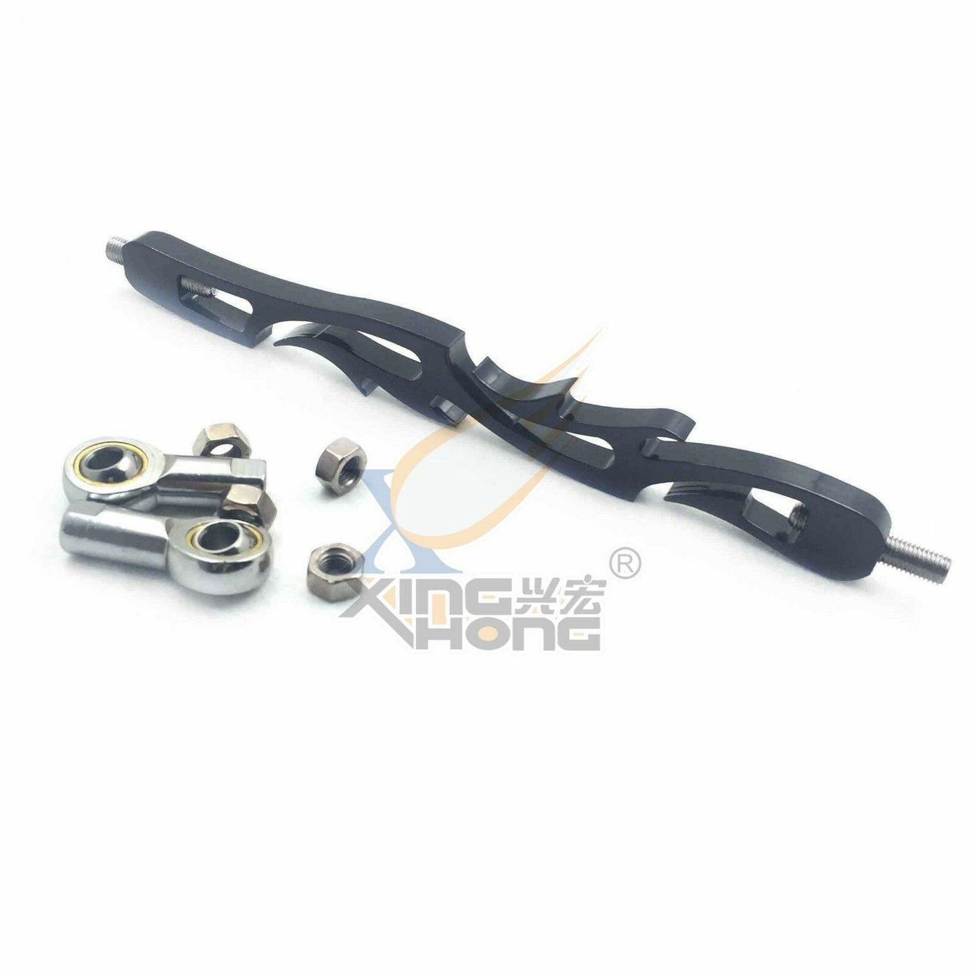 For 1980-up Harley Softail Fxdwg Dyna Glide Flhr Flht Black Flame Shift Linkage - Moto Life Products