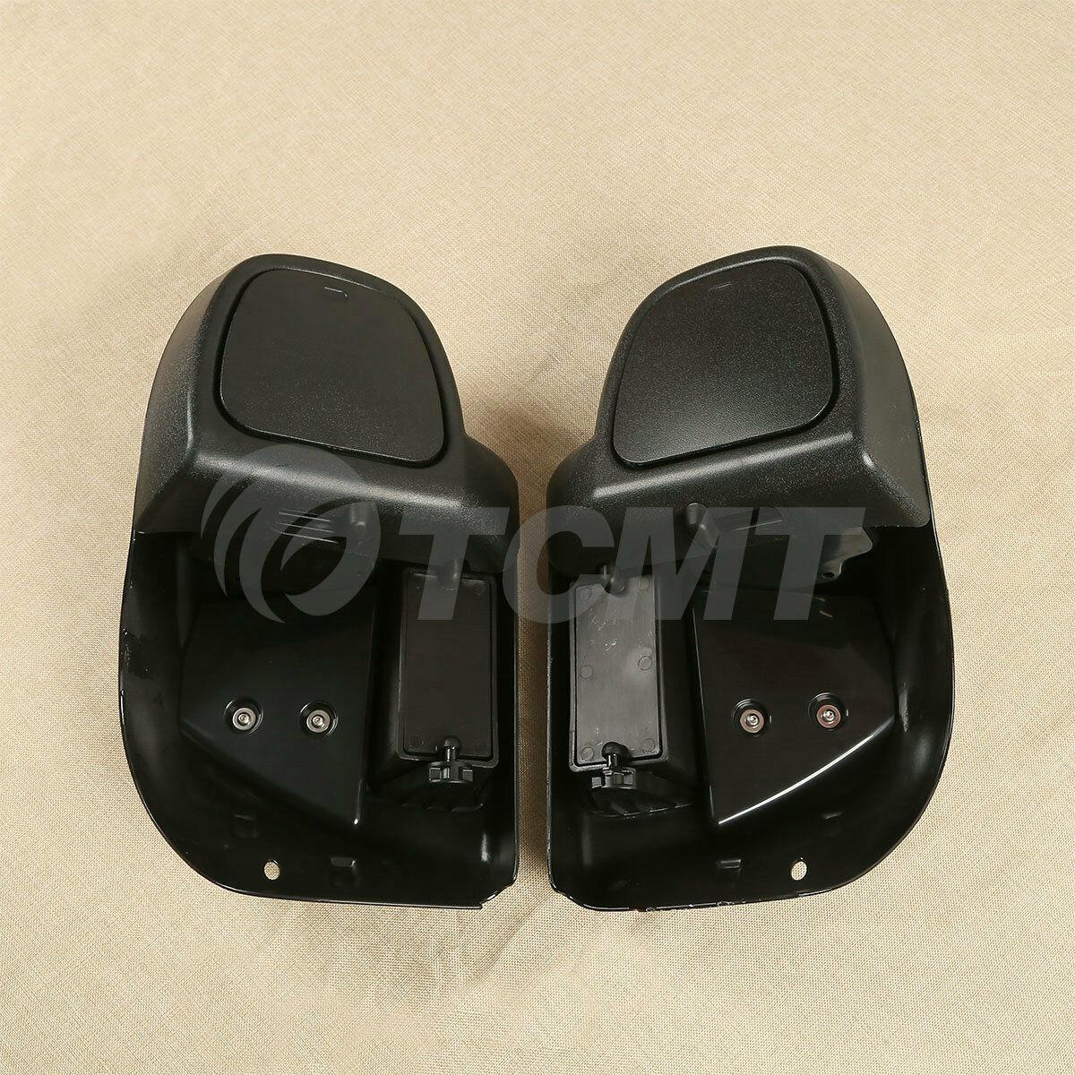 Black Lower Vented Leg Fairing Glove Box For Harley Davidson Touring 2014-2022 - Moto Life Products