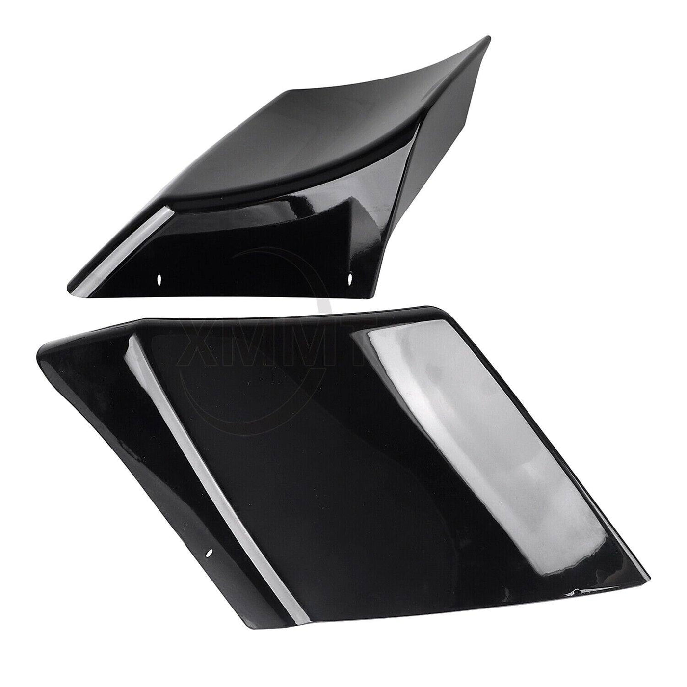Gloss Black Stretched Side Covers For Harley 96-13 Touring Electra Street Glide - Moto Life Products