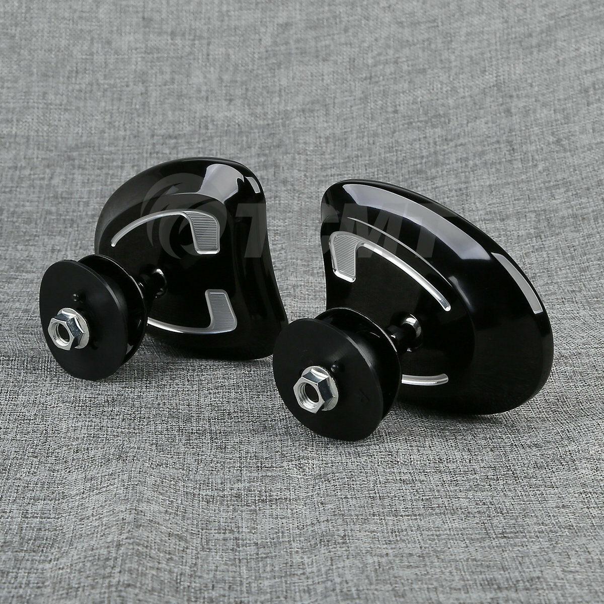 New Black Tapered Fairing Mount Mirrors For Harley Touring FLHT FLHX 2014-2022 - Moto Life Products