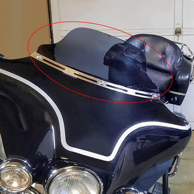 5" 6" 7" 8" 13" Dark/ Smoke Windshield Fit for Harley Electra Street Glide 96-13 - Moto Life Products