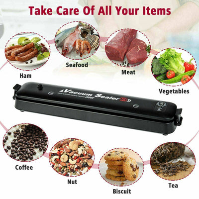 Vacuum Sealer Machine Food Preservation Storage Saver Automatic With Seal Bag - Moto Life Products