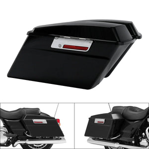 Vivid Black Hard Saddle bags & Latch Fit For Harley Davidson Touring Glide 94-13 - Moto Life Products