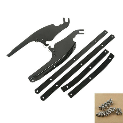 Windscreen Windshield Mount Bracket Kit Fit For Harley Softail FLS FLSTC FLSTF - Moto Life Products