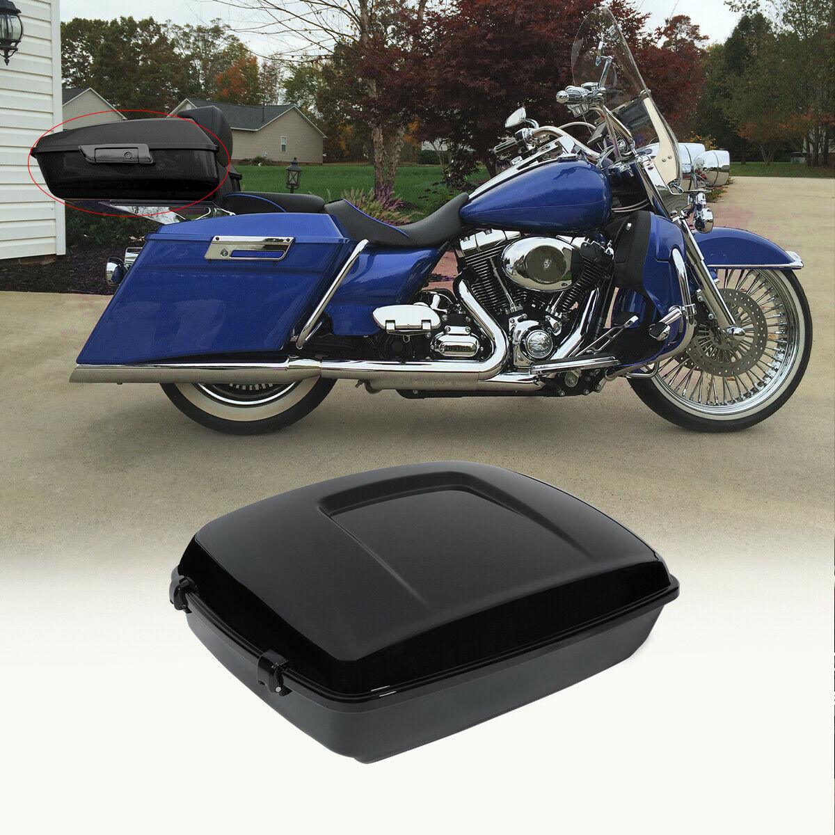 Chopped Trunk Backrest Mount Rack Fit For Harley Tour Pak Road King Glide 14-22 - Moto Life Products