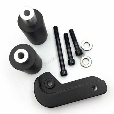 No Cut Frame Slider Protector For 2006 2007 2008 Suzuki Gsx-R Gsxr 600 750 BLACK - Moto Life Products