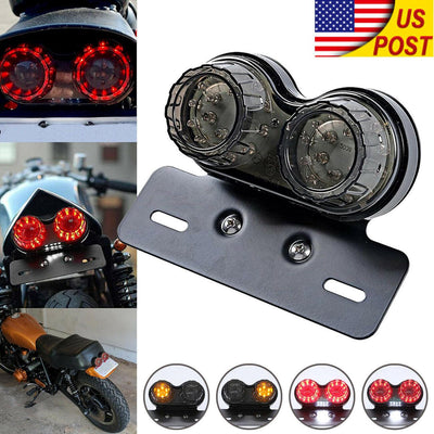 For Motorcycle Quad ATV Dirt Bike LED Brake Stop Rear Tail Light Lamp Universal - Moto Life Products