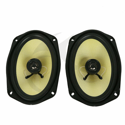 6" x 9" Saddlebag Lids Speakers Fit For Harley Touring Road Electra Glide 94-13 - Moto Life Products