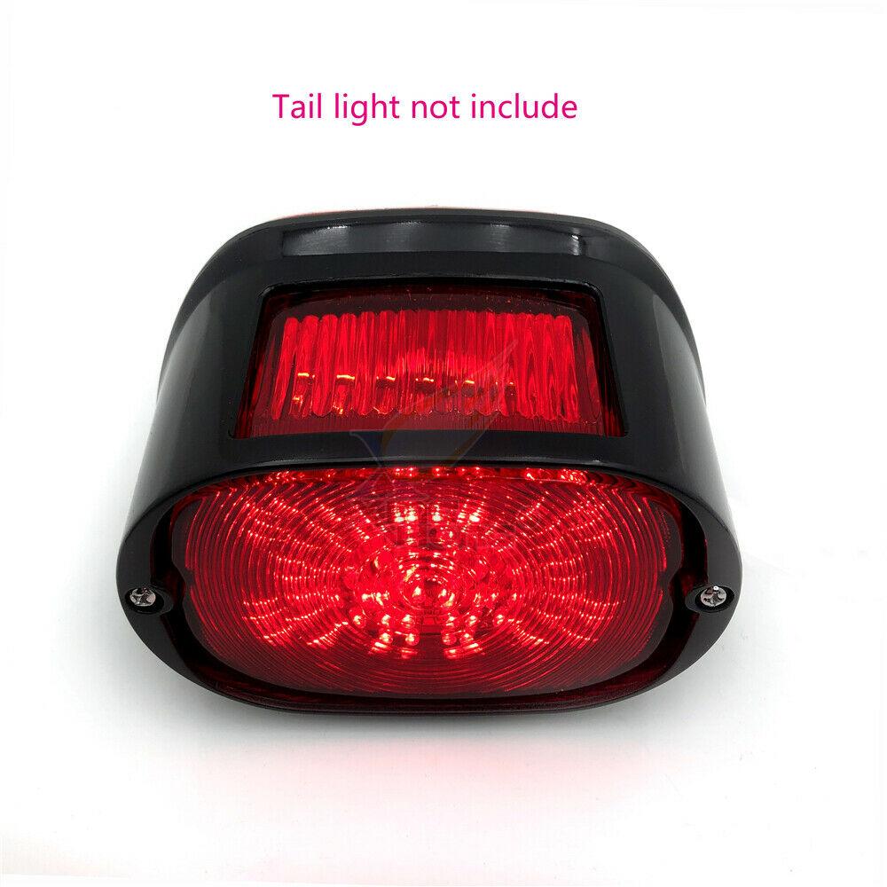 BLACK Tail brake light Cover For Harley softail Dyna Touring XL883 XL1200 light - Moto Life Products