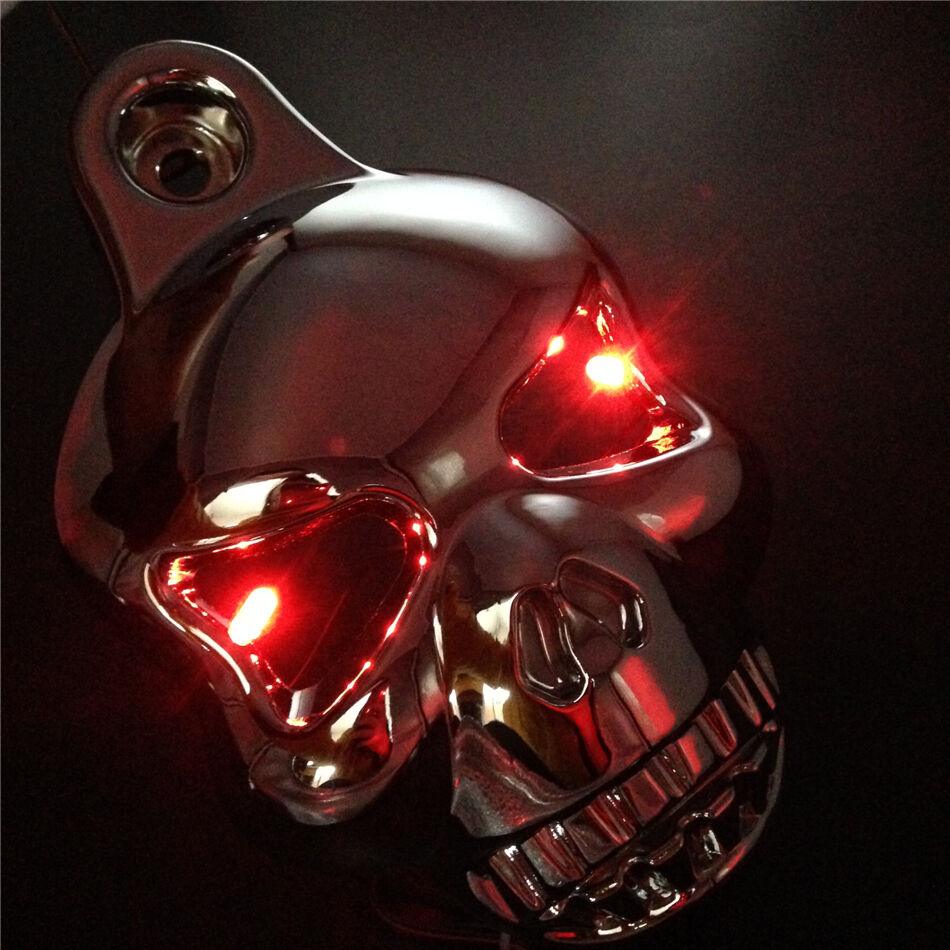 Skull Engine Bell Mount For Harley Davidson & Cafe Racer Motorcycle Accessories