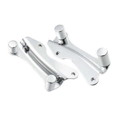 2pcs Long Chrome Docking Hardware Point Cover Kit Fit for Harley Touring 2009-21 - Moto Life Products