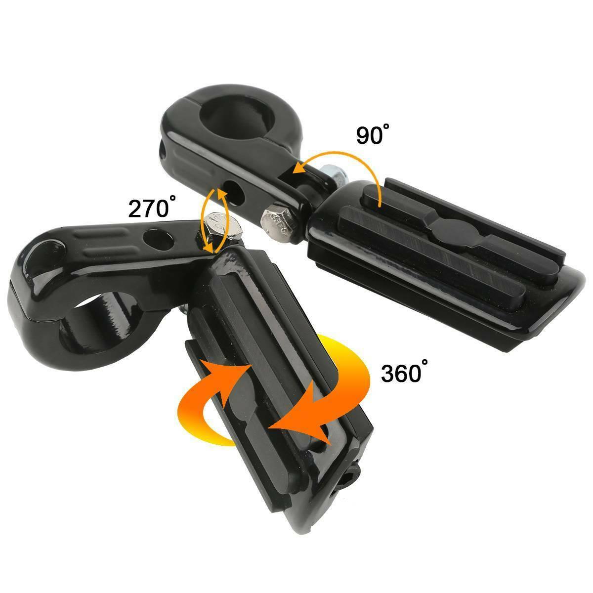 1.25" Engine Guard Crash Bar Highway Foot Pegs Fit For Harley Touring Road King - Moto Life Products