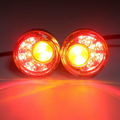 LED Running Brake Turn Signal Indicator Light Set For Harley XL 883 1200 92-17 - Moto Life Products