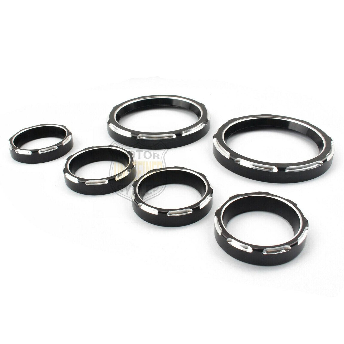 Black Instrument Board Gauge Bezel Covers For Harley Electra Street Glide 96-13 - Moto Life Products