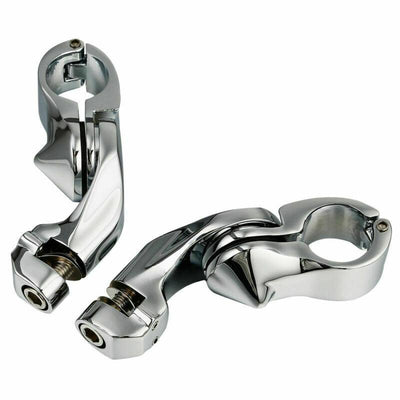 1.25"  Adjustable Short Angle Highway Footpeg /Mount Fit For Harley Street Glide - Moto Life Products