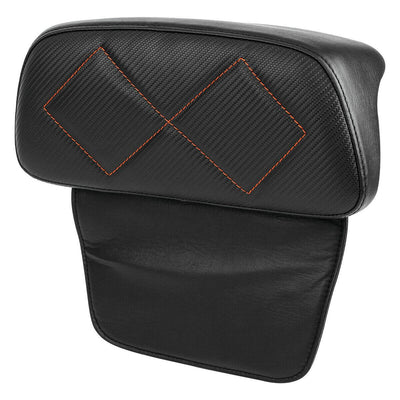 Black Rear Passenger Backrest Fit For Harley Touring Street Road Glide 14-22 20 - Moto Life Products