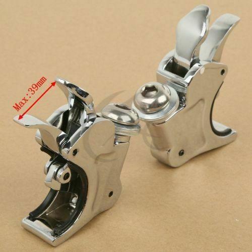 39mm 4PCS Front Fork Windshield Clamps For Harley Sportster 883 1200 Dyna FXDWG - Moto Life Products