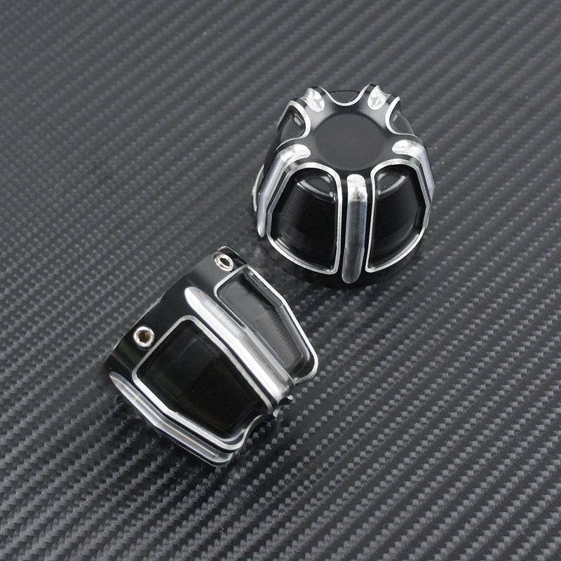 Motorcycle 29MM Front Axle Nut Cover Cap Fit For Harley Softail Dyna Touring - Moto Life Products