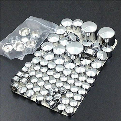 Chrome Topper Cap Dress Cover Kit For 99-UP Harley Touring Twin Cam Bolt Nut - Moto Life Products