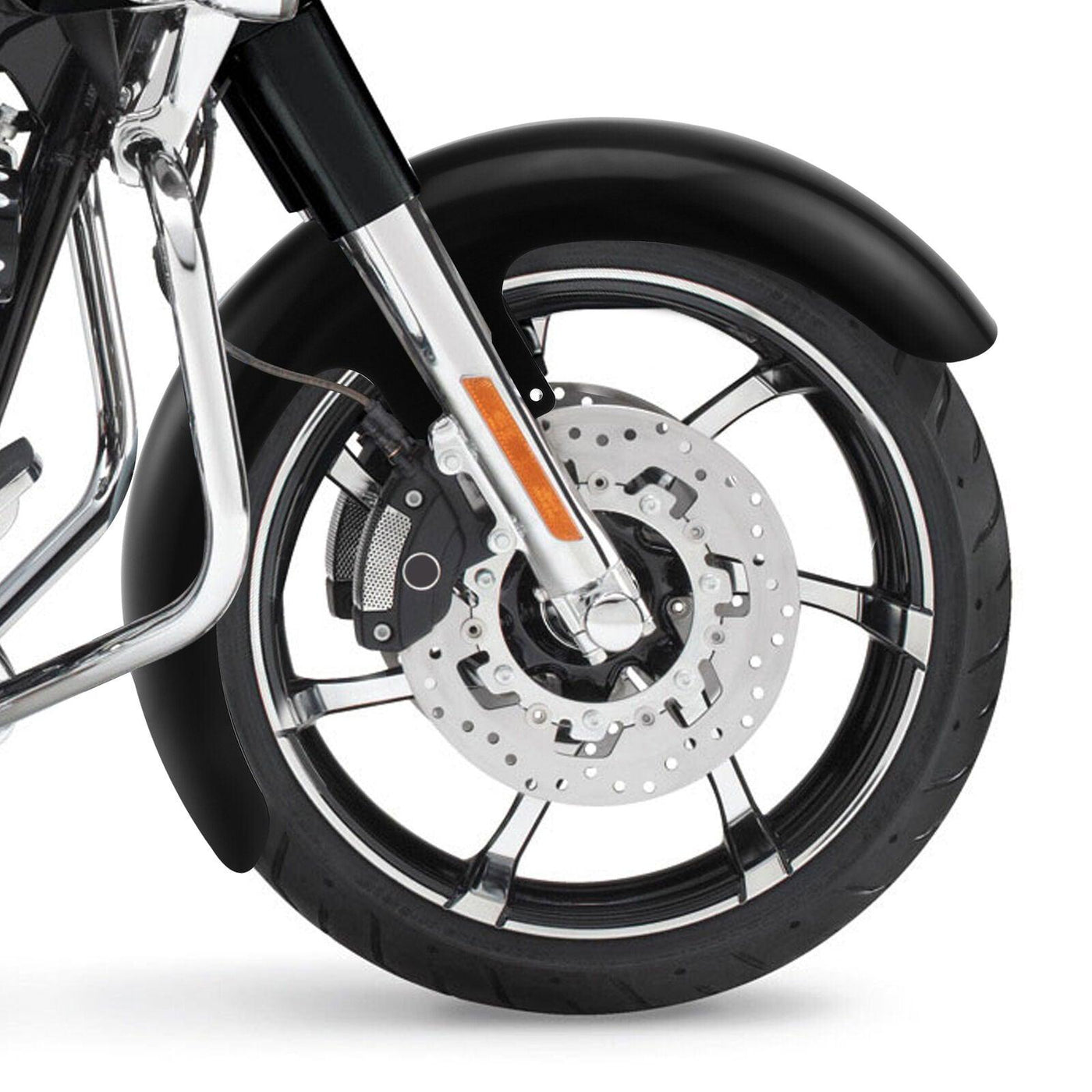 21" Wrap Front Fender Risers Spacer Mount Fit For Harley Street Road Glide 14-Up - Moto Life Products