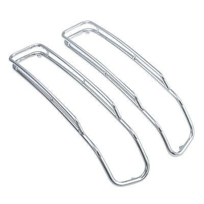 Saddlebags Lid Top Rails Guard Fit For Harley Touring Street Glide 14-22 Chrome - Moto Life Products