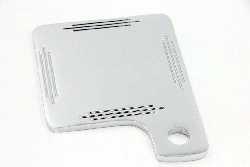 Chrome State Inspection Tag Sticker Renewal Holder Display Plate For Motorcycles - Moto Life Products