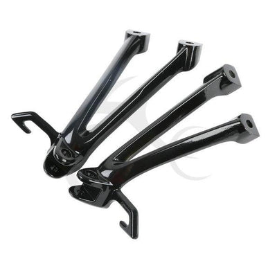 Rear Foot Pegs Footrest Black Fit For SUZUKI GSXR 600 GSXR 750 2006-2007 06-07 - Moto Life Products