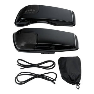 Saddlebag Lids Speaker Cutouts Fit For Harley Touring Road Street Glide 14-22 21 - Moto Life Products