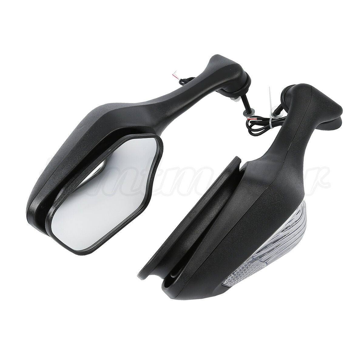 Rear View Mirrors LED Turn Signal Light White For Honda CBR1000RR 2008-2016 2010 - Moto Life Products