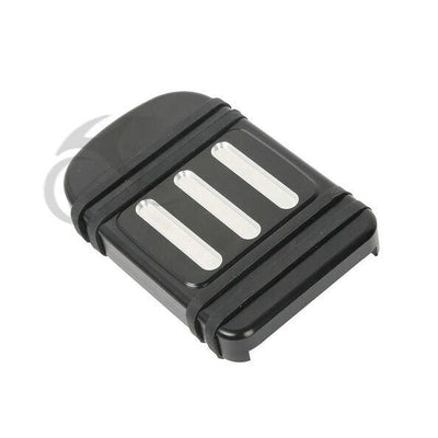 Black Brake Pedal Pad Cover Fit For Harley Touring Electra Street Glide 80-21 - Moto Life Products