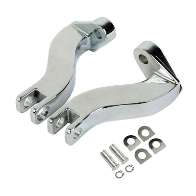 New Chrome Passenger Footpeg Mount Bracket For Harley Road Glide King 1993-2022 - Moto Life Products