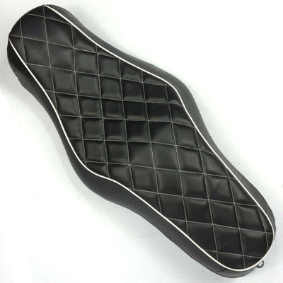 Driver Passenger 2-up Diamond Stitch Style Leather Seat For 10-15 Harley XL1200X - Moto Life Products