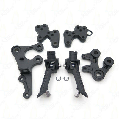 For Suzuki GSXR1000 05-14 2005-2014 Black Front Rider Foot Pegs Bracket - Moto Life Products