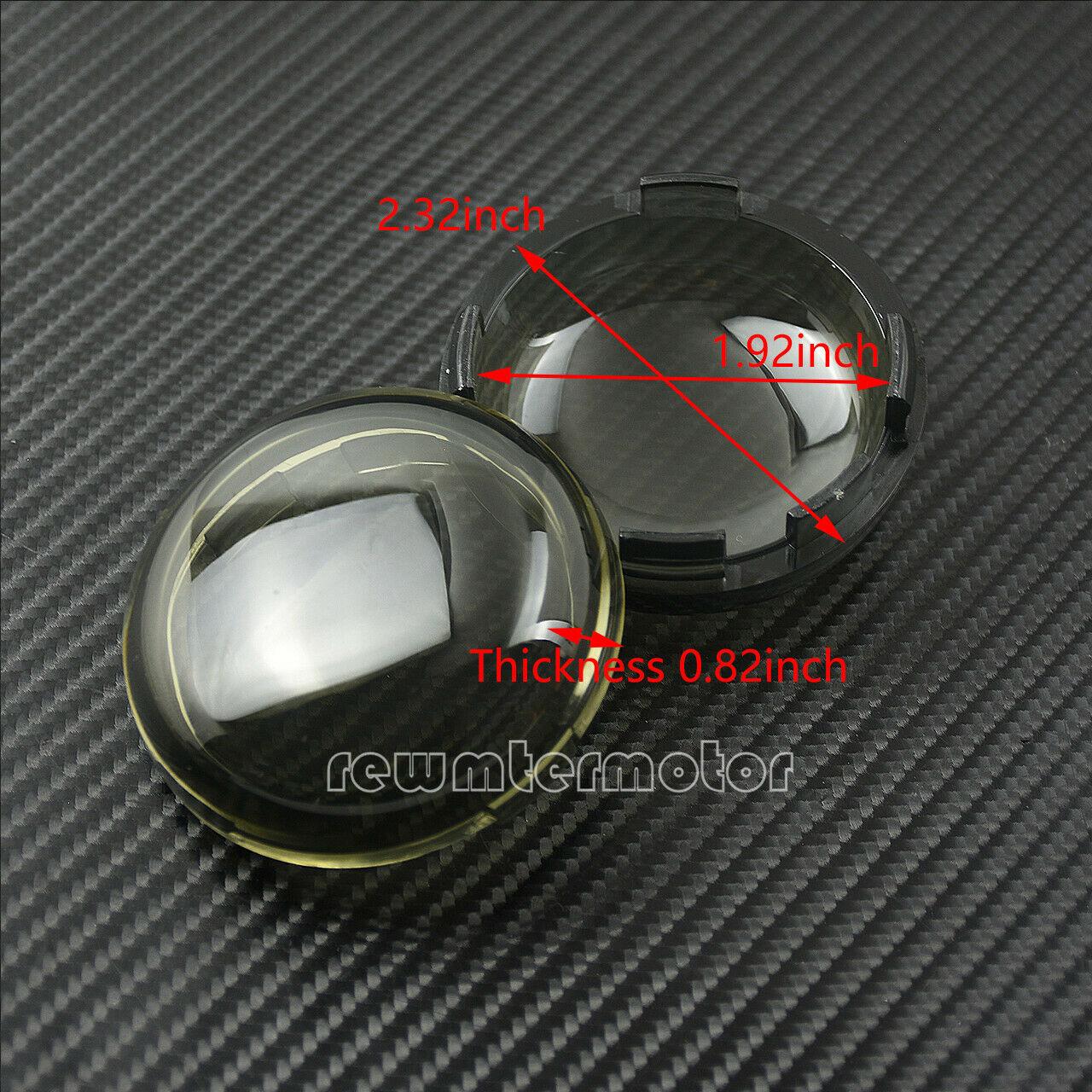 4Pcs Smoke Turn Signal Lens Cover Fit For 86-17 Harley Dyna Softail Sportster - Moto Life Products