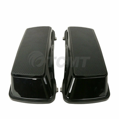 Saddlebag Bags Lids Dual 6x9" Speaker Grills For Harley Electra Glide 1993-2013 - Moto Life Products