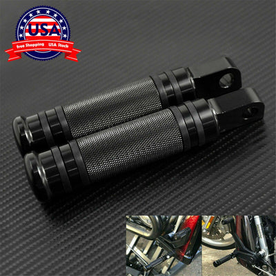 Knurled Rear Male Front Foot Pegs Fit For Harley Touring Sportster Softail Dyna - Moto Life Products