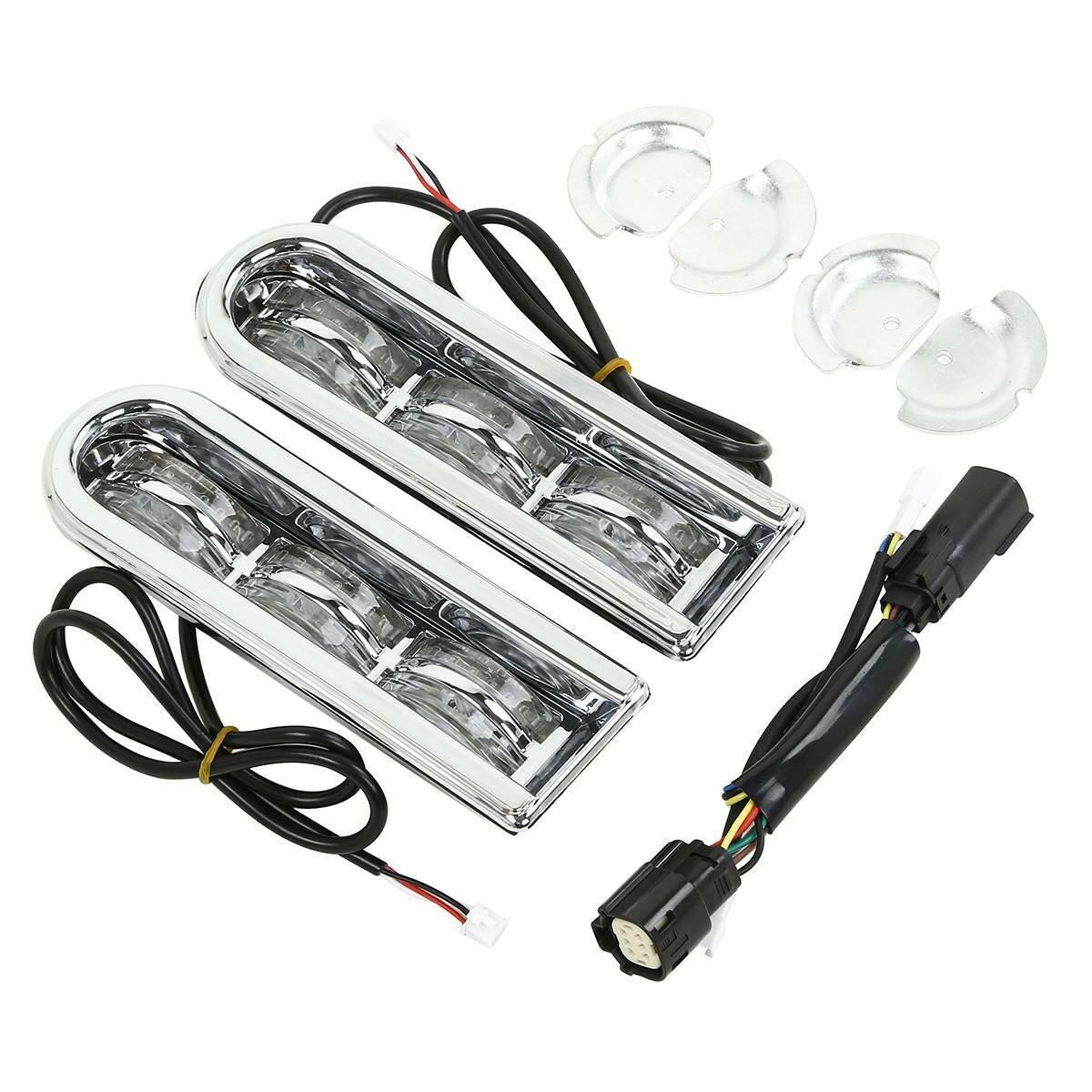 LED Inserts Saddlebag Support Lights For Harley Touring Road Street Glide 14-20 - Moto Life Products