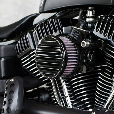 Air Cleaner Intake Filter System Kit for Harley Sportster 1200 883 CNC Black - Moto Life Products