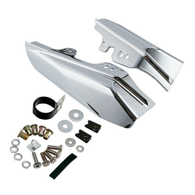 Chrome/Black Mid-Frame Air Deflector Fit For Harley Touring Electra Glide 01-08 - Moto Life Products