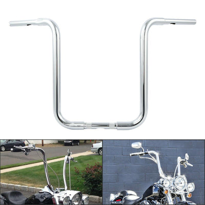 12'' 14'' 16" 18'' Rise 1-1/4" Ape Handlebar Fit For Harley FLST FXST Sportster - Moto Life Products