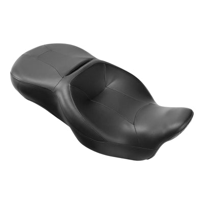 Black Rider Driver Passenger Seat Fit For Harley Road Electra Glide FLHTCU 09-22 - Moto Life Products