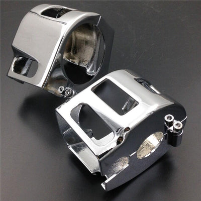 Chrome Switch Housing Cover for Kawasaki Vulcan 900 2000 Yamaha Road star warrio - Moto Life Products