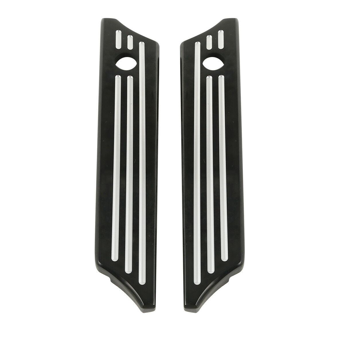 Black Saddlebag Latch Cover Fit For Harley Ultra Street Electra Glide 2014-2022 - Moto Life Products